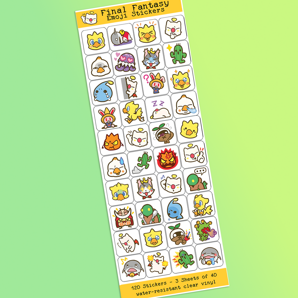 Final Fantasy Emote Stickers