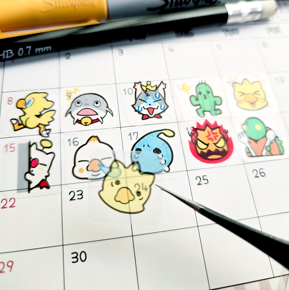 Final Fantasy Emote Stickers