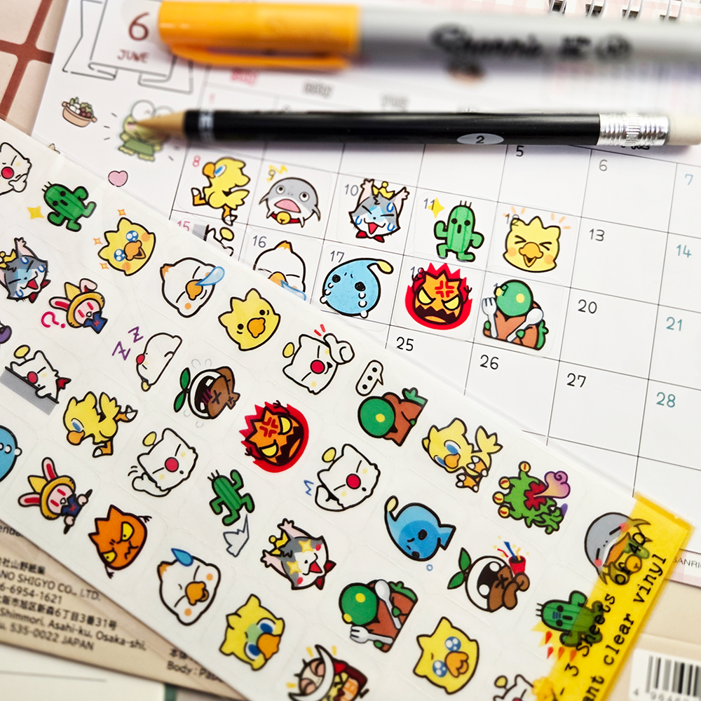 Final Fantasy Emote Stickers