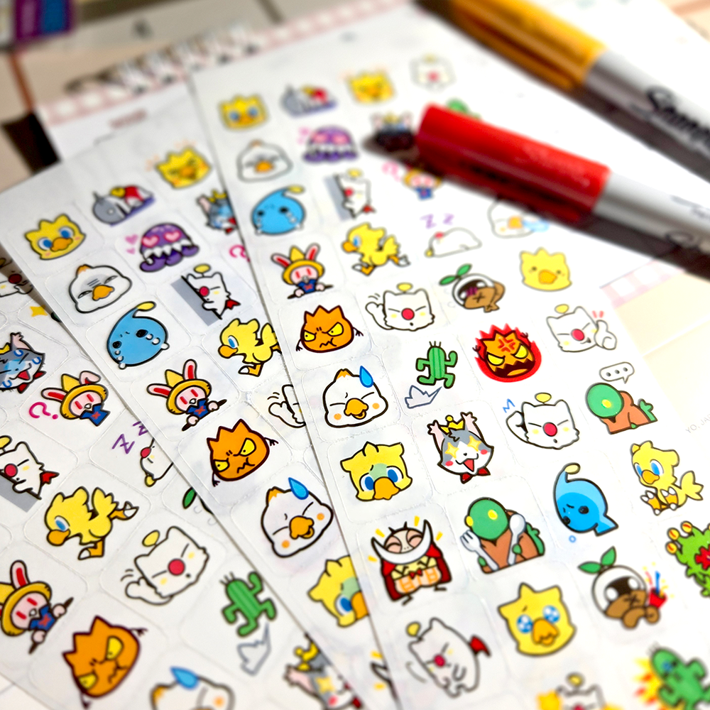 Final Fantasy Emote Stickers