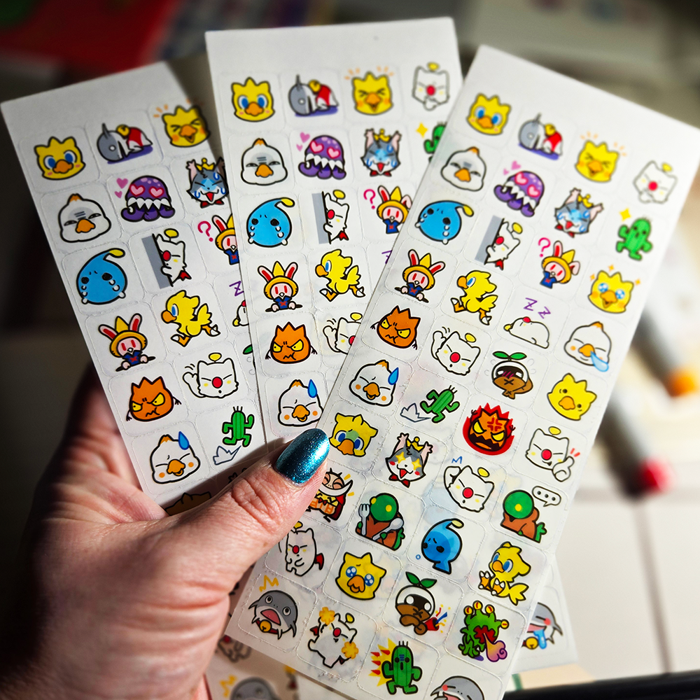 Final Fantasy Emote Stickers