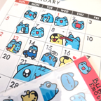 Blue Cat Emote Stickers