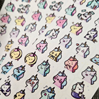 Sparkly Unicorns Emote Stickers