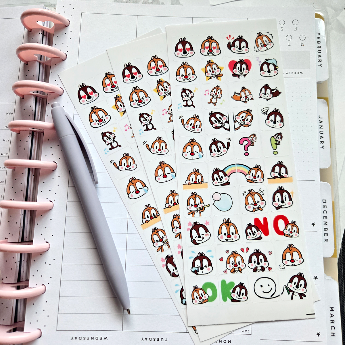 Chip n Dale Emote Stickers
