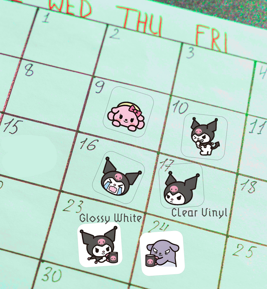 Kuromi Emote Stickers