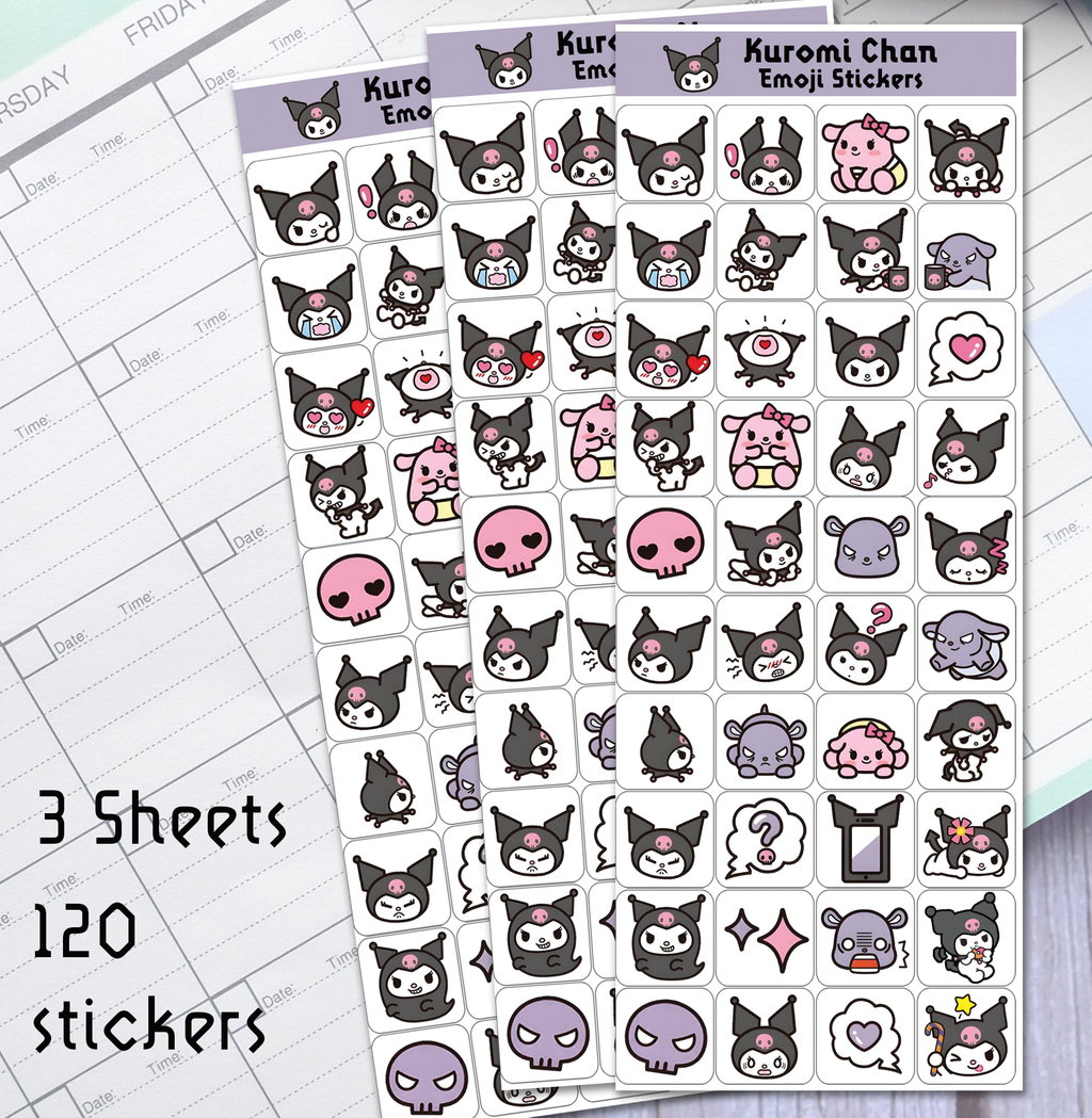 Kuromi Emote Stickers