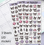Kuromi Emote Stickers