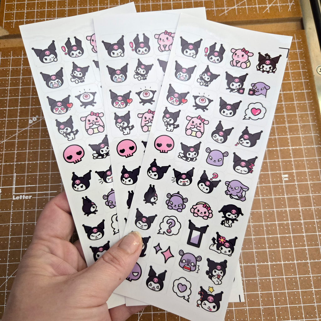 Kuromi Emote Stickers
