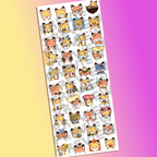 Red Fox Emote Stickers