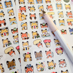 Red Fox Emote Stickers