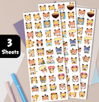 Red Fox Emote Stickers