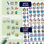 Household Tasks Stickers Choose Your Set