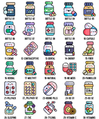 Medication Calendar Stickers