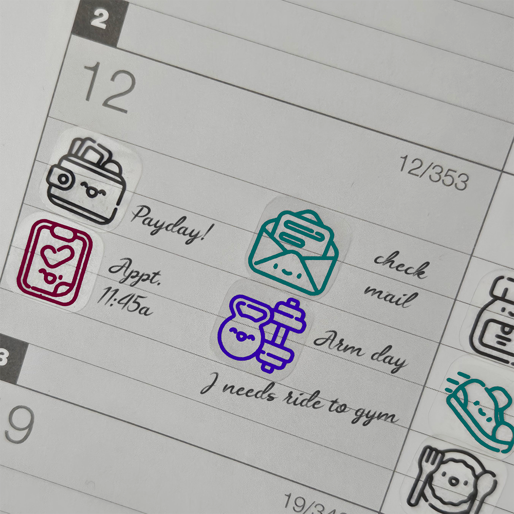 Happy Household Task Stickers Set