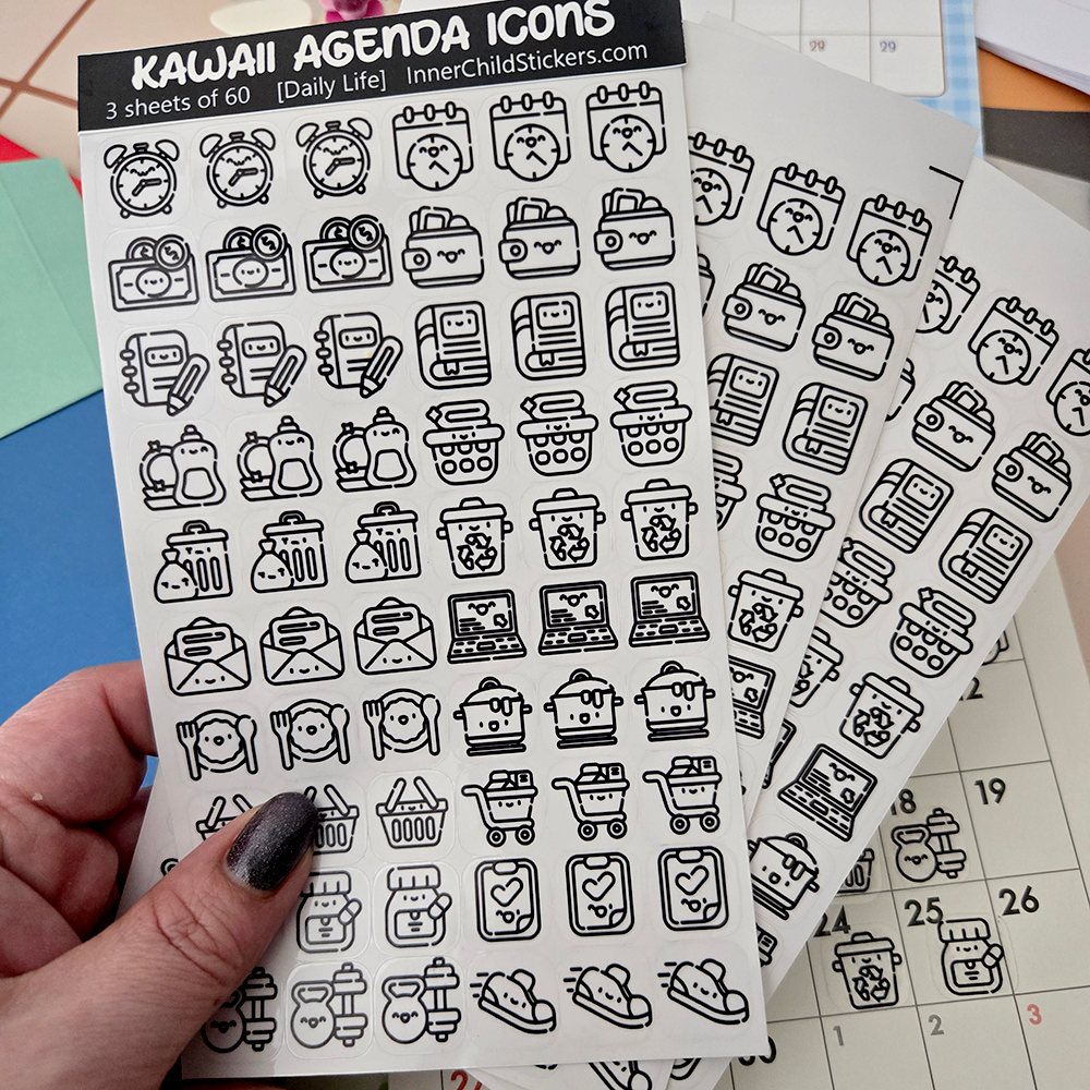 Happy Household Task Stickers Set