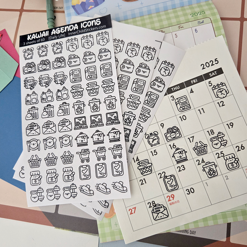 Happy Household Task Stickers Set