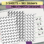 Dog or Cat Care Stickers