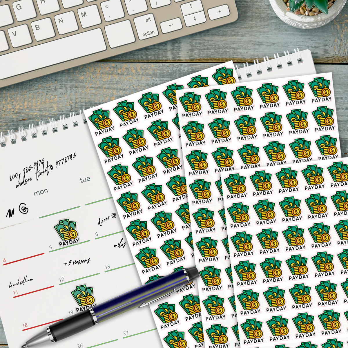 Payday Stickers Choose Your Style