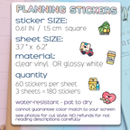 Household Tasks Stickers Choose Your Set