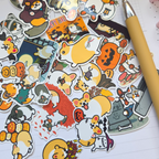 Fall Corgi Journaling Stickers