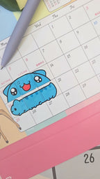 Blue Cat Emote Stickers