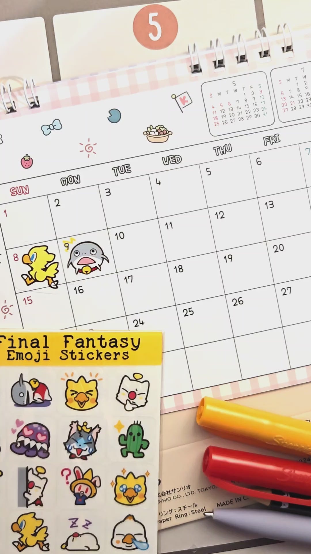 Final Fantasy Emote Stickers