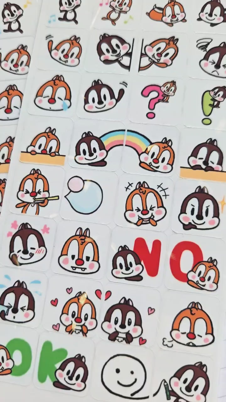 Chip n Dale Emote Stickers