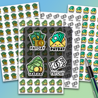 Payday Stickers Choose Your Style