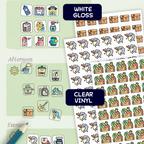 Household Tasks Calendar Stickers